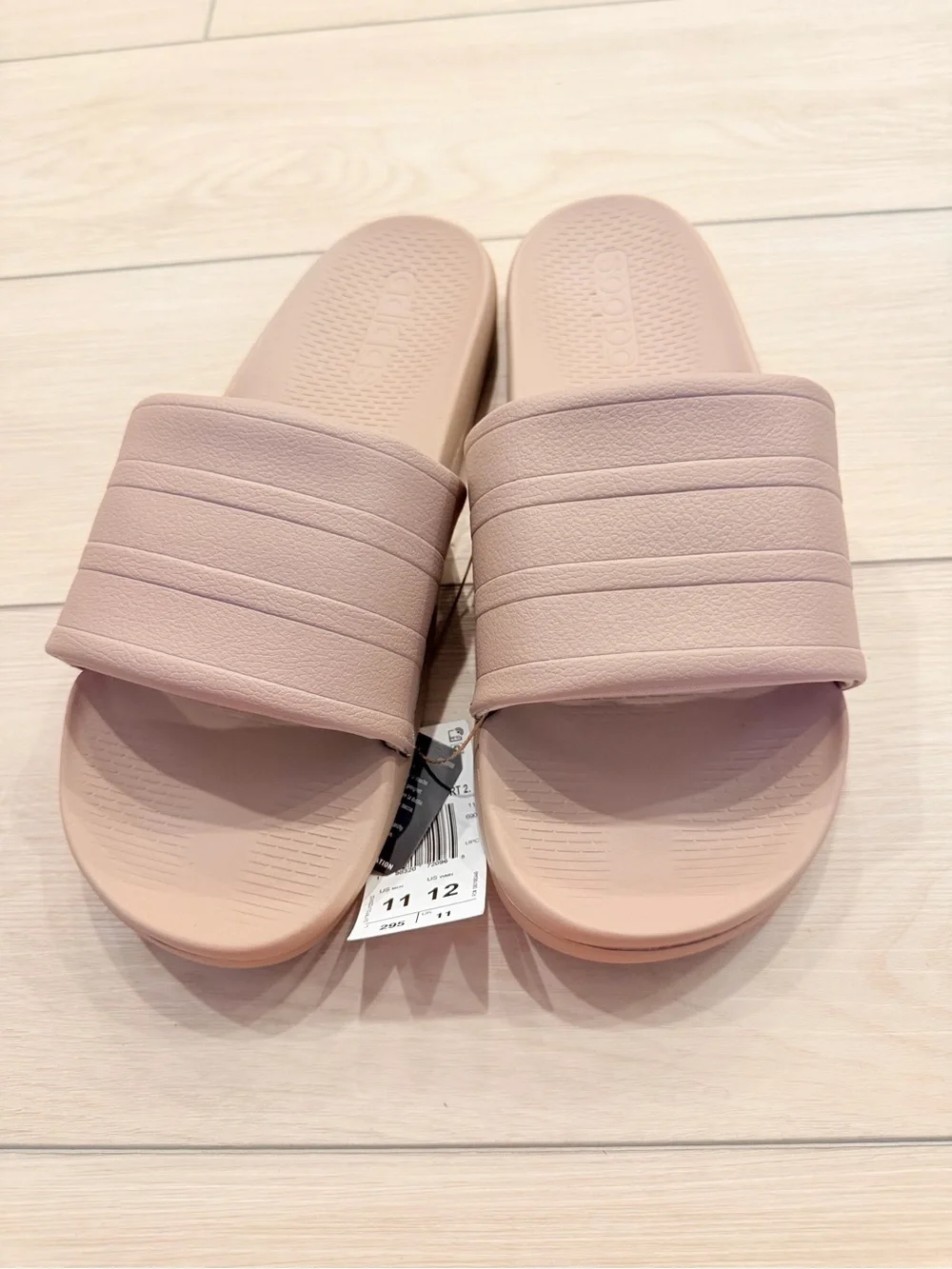 Mens Slide Sandals in Blush Pink